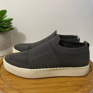 Dunes Casper Knit Slip On Sneakers Gray Slip-On Comfort Shoes‎ 8.5M